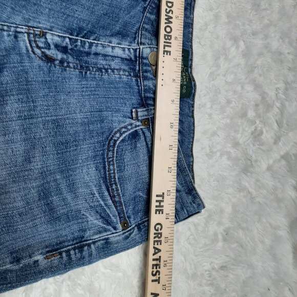 LRL Ralph Lauren Jeans Women's Denim Classic Bermuda Denim Shorts Size 4 - Picture 4 of 9